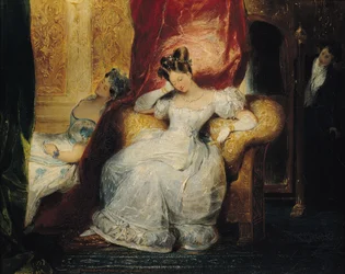 Ülő fiatal nők, 1827